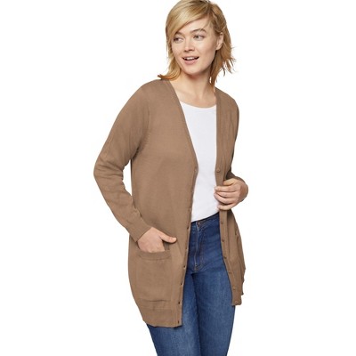 ellos Plus Size Boyfriend Cardigan