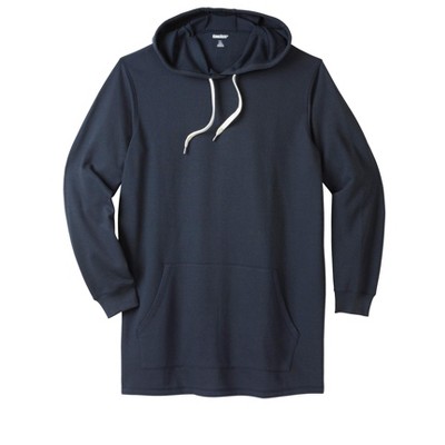 KingSize Men's Big & Tall Fleece Longer-Length Pullover Hoodie