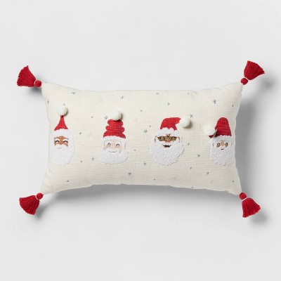 Oversized Santa Lumbar Christmas Throw Pillow - Threshold™