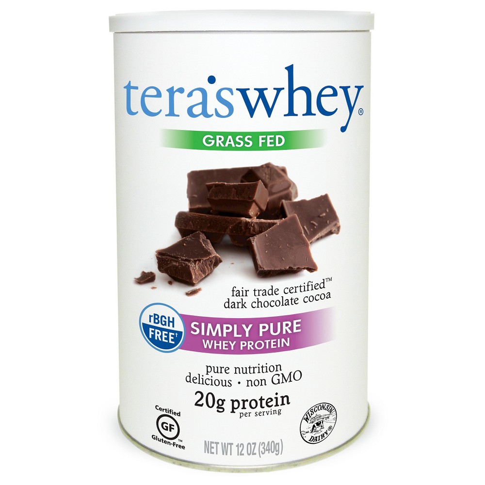 UPC 850628002180 product image for Tera's Whey Protein Powder - Dark Chocolate Cocoa - 12oz | upcitemdb.com