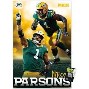 Trends International NFL Green Bay Packers - Micah Parsons 25 Unframed Wall Poster Prints - 1 of 4