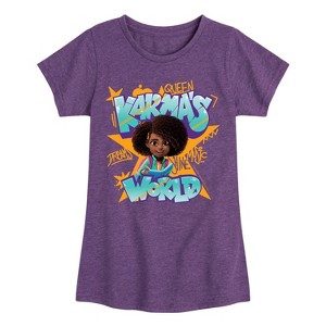 Girls' - Karma's World - Star Fitted Short Sleeve Graphic T-Shirt - 1 of 4