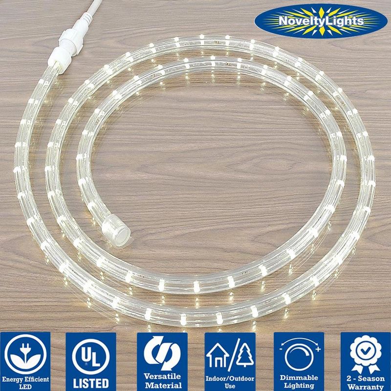 Novelty Lights LED Rope Light Spool, 1/2" Diameter,  Customizable, 150 Feet, 3 of 5