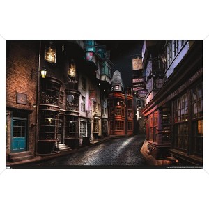 Trends International The Wizarding World: Harry Potter - Diagon Alley Framed Wall Poster Prints - 1 of 4