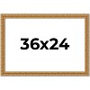 PosterPalooza | Contemporary Gold Picture Frame - UV Acrylic, Backing Board, Hanging Hardware Included - 2 of 4