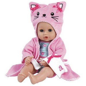 Adora Baby Bath Toy Kitty, 13 inch Bath Time Doll with QuickDri Body - 1 of 4
