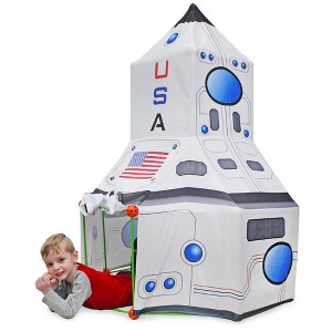 Attatoy Rocket Ship Play Tent Cover Fort Building Kit Accessory - 1 of 4