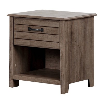 Ulysses 1-Drawer Nightstand  Fall Oak  - South Shore