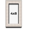 PosterPalooza | Panoramic Minimalist Shadow Box Silver Picture Frame - UV Acrylic, Backing, Hanging Hardware - 2 of 4