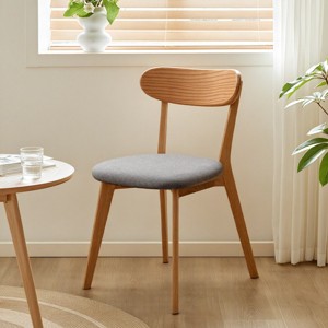 Upholstered Dining Chair, Dirt-free Dining Chair for Dining Table, Dining Chair with Wood Frame and PE Cushion-Cuddlewood - 1 of 4