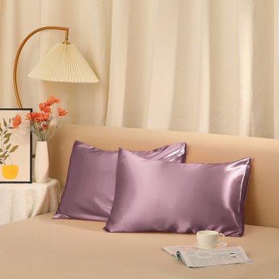 Bean Paste Satin Standard/Queen Pillowcase Set