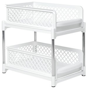 The Lakeside Collection 2-Tier Sliding Cabinet Baskets - 1 of 4