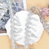 Sewing Fringe Trim, 11 Yards Leaf Tassel Sequin Trim Metallic Braided Lace Ribbon for DIY Craft Party Costume Curtain Decoration - 2 of 4