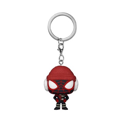 Funko Pop Pocket Keychain Winter Miles Morales Figure