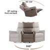 CAVINAS Rocking Recliner Chair, Swivel Nursery Rocking Chair, Swivel Chair Accent Chair, Glider Chair with Side Pocket, Home Theater Seating - 2 of 4