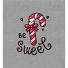 Be Sweet Candy Cane Youth Crew Neck Short Sleeve Tee - image 2 of 2