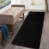 Fluffy Shaggy Rug: Tie-Dyed Furry Non-Shedding Plush Rug – Fuzzy Accent Carpet for Living Room, Bedroom | Soft Feet-Friendly Home Decor Floor Cover - 2 of 4
