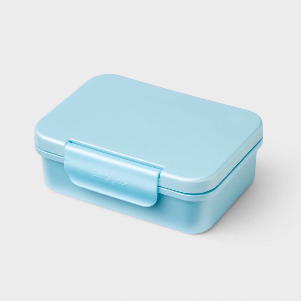Snack Container Bento Box - Cat & Jack™ Glitter Blue: 50% Recycled Polypropylene