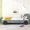 Twin Size Car-Shaped Platform Bed with Wheels - 2 of 4