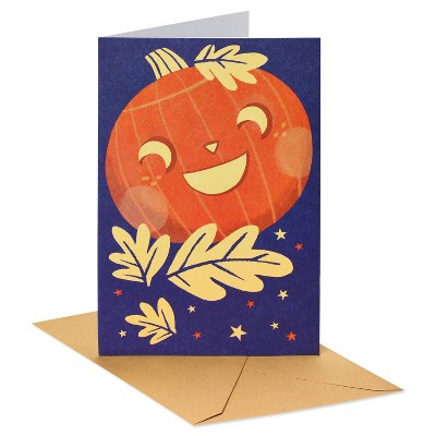 Halloween Card Large Pumpkin