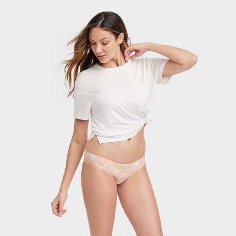 Women's Camo Print Bikini Underwear - Auden™ Assorted Pink M : Target