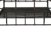 80" Full Bed Nicipolis Bed Sandy Gray - Acme Furniture: Faux Leather Upholstery, Metal Frame, Reinforced Support - 2 of 4
