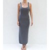 Womens Merino Blend Mira Long Tank Dress in Almond by Tomorrow Studio - 3 of 4