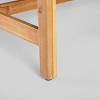 Hampton 4pk Wicker Mid-Century Club Chairs: Acacia Wood & Iron Frame - Christopher Knight Home - 3 of 4