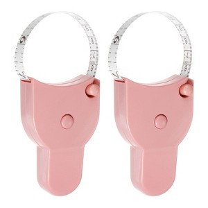 Unique Bargains Dual Side Automatic Retractable Tape Rulers and Measuring Tools 60 Inch/150cm 2 Pcs - 1 of 4