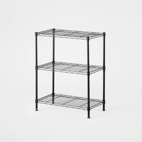 3 Tier Wire Shelving Brightroom, Tight Mesh Wire Shelving