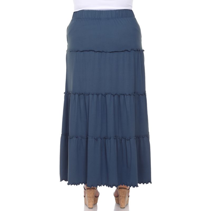 Plus Size Tiered Maxi Skirt, 3 of 5
