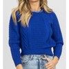 Women's CHAIN NECKLINE OPEN BACK SWEATER - Fore - 2 of 4