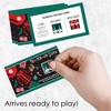 Big Dot of Happiness Christmas Pajamas - Holiday Plaid PJ Party Game Scratch Off Cards - 22 Count - 2 of 4