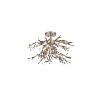 Elegant Lighting Priscilla 23 inch flush mount in silver leaf - 3 of 4
