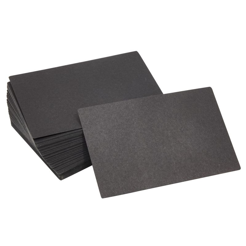 Juvale 100 Pack Black Index Cards DIY, Scrapbooking, Crafts, Black, 3x5 in, 5 of 9