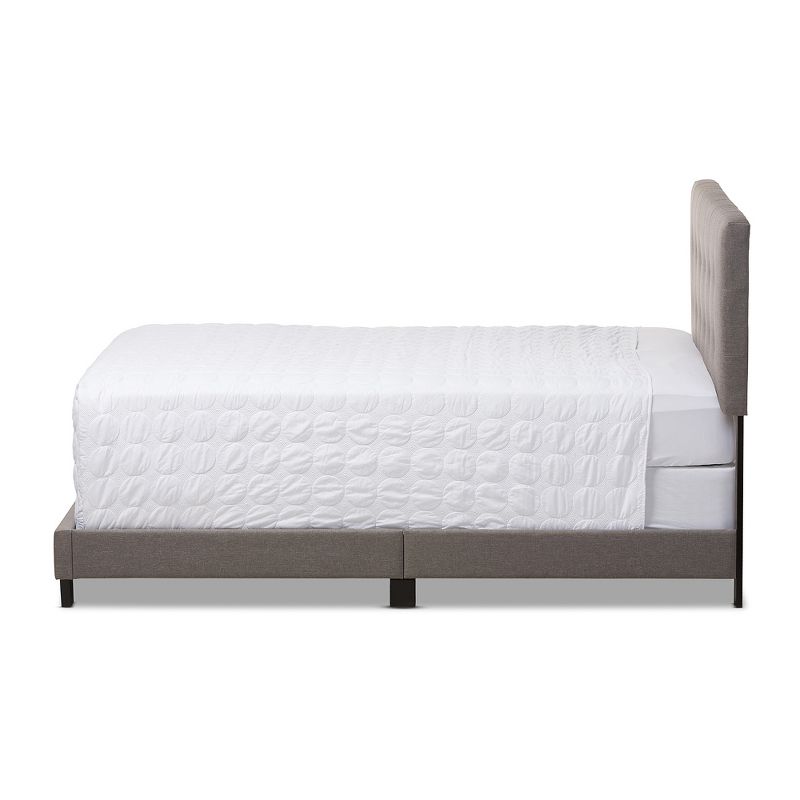 Brookfield Modern And Contemporary Fabric Upholstered Grid - Tufting Bed - Queen - Baxton Studio, 3 of 8