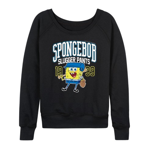 Women's - SpongeBob SquarePants - SpongeBob Slugger Pants Lightweight French Terry Slouchy - image 1 of 4