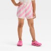 Toddler Girls' 2pc Ford Bronco Retro T-Shirt & Shorts Set - Off-White/Pink - 4 of 4