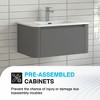 GDFStudio Mohaven Modern Wall-Mounted Bathroom Vanity with Integrated Basin and Soft-Close Drawer - 4 of 4