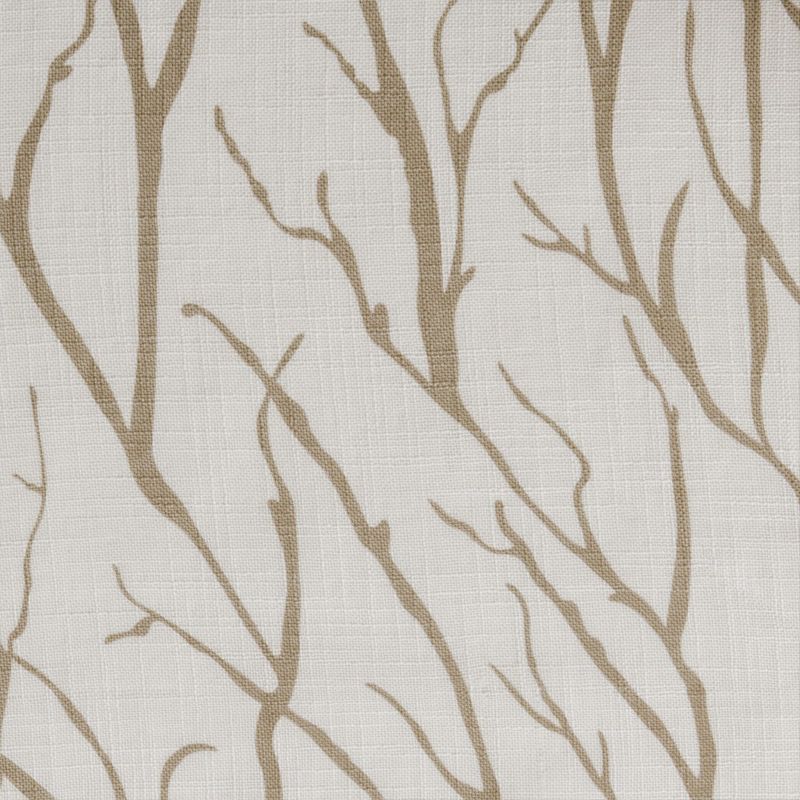 Oakdale Textured Linen Motif Grommet Top Window Curtain Panel Pair Exclusive Home, 3 of 10