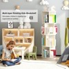Rotating Bookshelf, 4-Tier Bookcase Storage Rack for Kids & Adults, Corner Spinning Book Shelf for Small Space, Wood Revolving Bookcase Organizer - 3 of 4