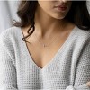 Two-Tone Cross Necklace, 14K Gold & Silver Plated Minimalist Dainty Chain, Religious Gift & Everyday Jewelry for Women - 2 of 4