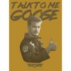 Juniors Womens Top Gun Talk to Me Goose Thumbs Up Festival Muscle Tee - 2 of 4