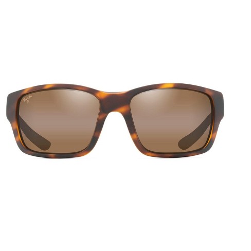 Maui Jim Mangroves Wrap Sunglasses - Bronze Lenses With Brown Frame ...