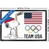 Trends International Team USA x Peanuts – Olympic Hockey Snoopy Framed Wall Poster Prints - 3 of 4