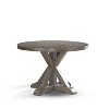 48" 5pc Molly Round Dining Set Gray - Steve Silver Co.: Upholstered Chairs, Pedestal Table, Modern Style - 3 of 4