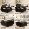 Modern Tufted Storage Ottoman Bench with Hidden Compartments for Living Room, 32" Wide Stylish Seating -3irtyhousy - 3 of 4