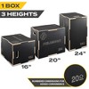 Philosophy Gym 3 in 1 Non-Slip Wood Plyo Box- Jump Plyometric Box for Training and Conditioning - 2 of 4
