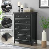Airsurfer Modern 5-Drawer Dresser Cabinet, Farmhouse Clothes Storage Organizer for Bedroom or Living Room - 3 of 4