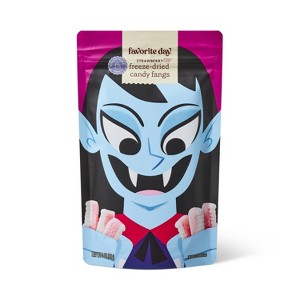 Halloween Freeze Dried Candy Fangs - 3oz - Favorite Day™ - 1 of 4